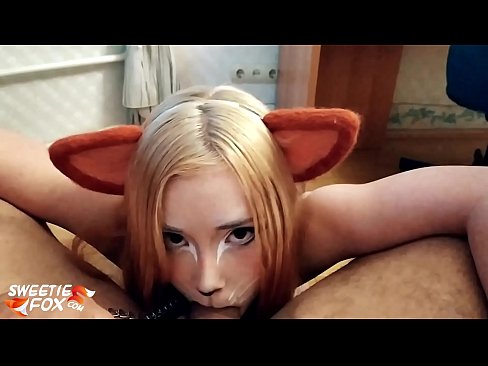 ❤️ Kitsune schlucken Dick a kum an hirem Mond ❤️ Pornovideo bei eis